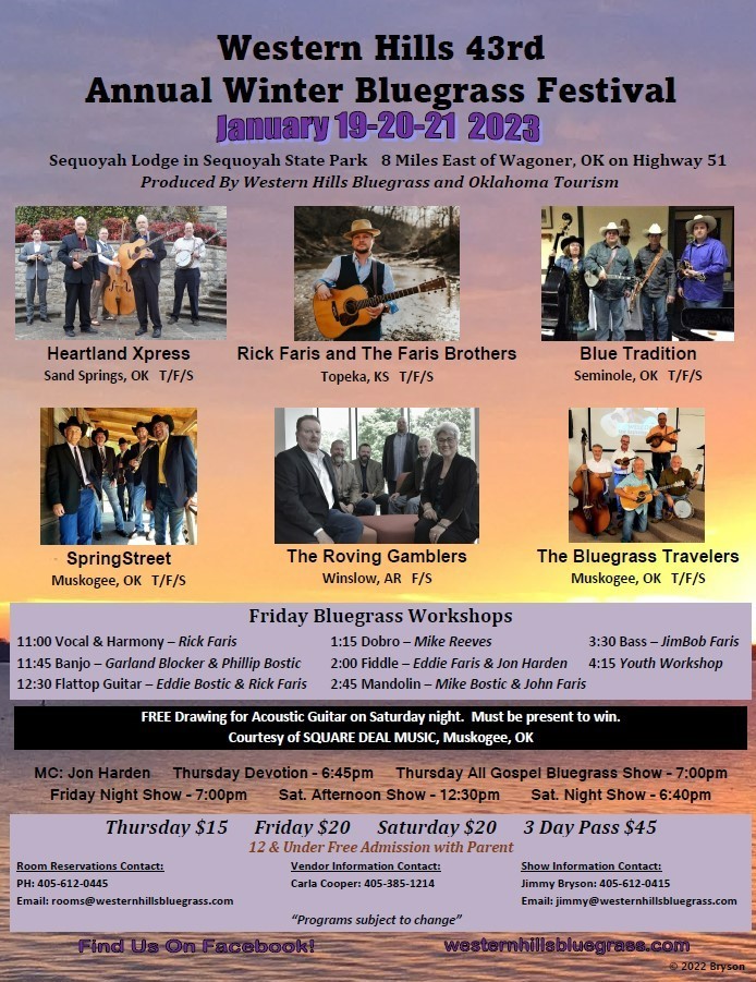 Western Hills 43rd Annual Winter Bluegrass Festival